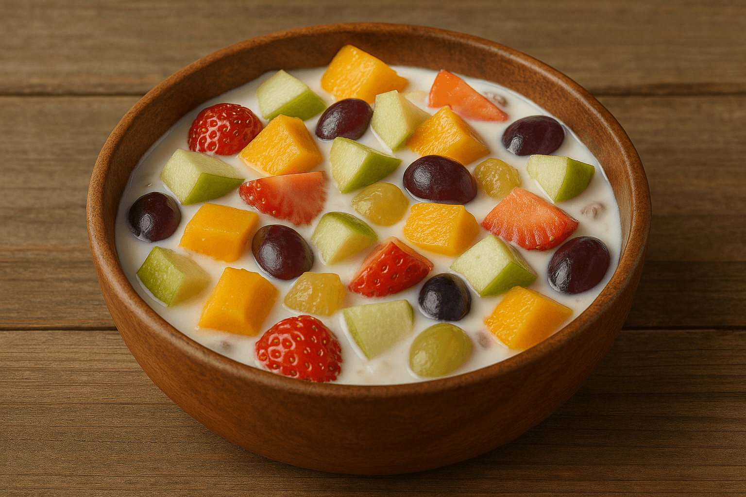 Fruit Salad (with curd)