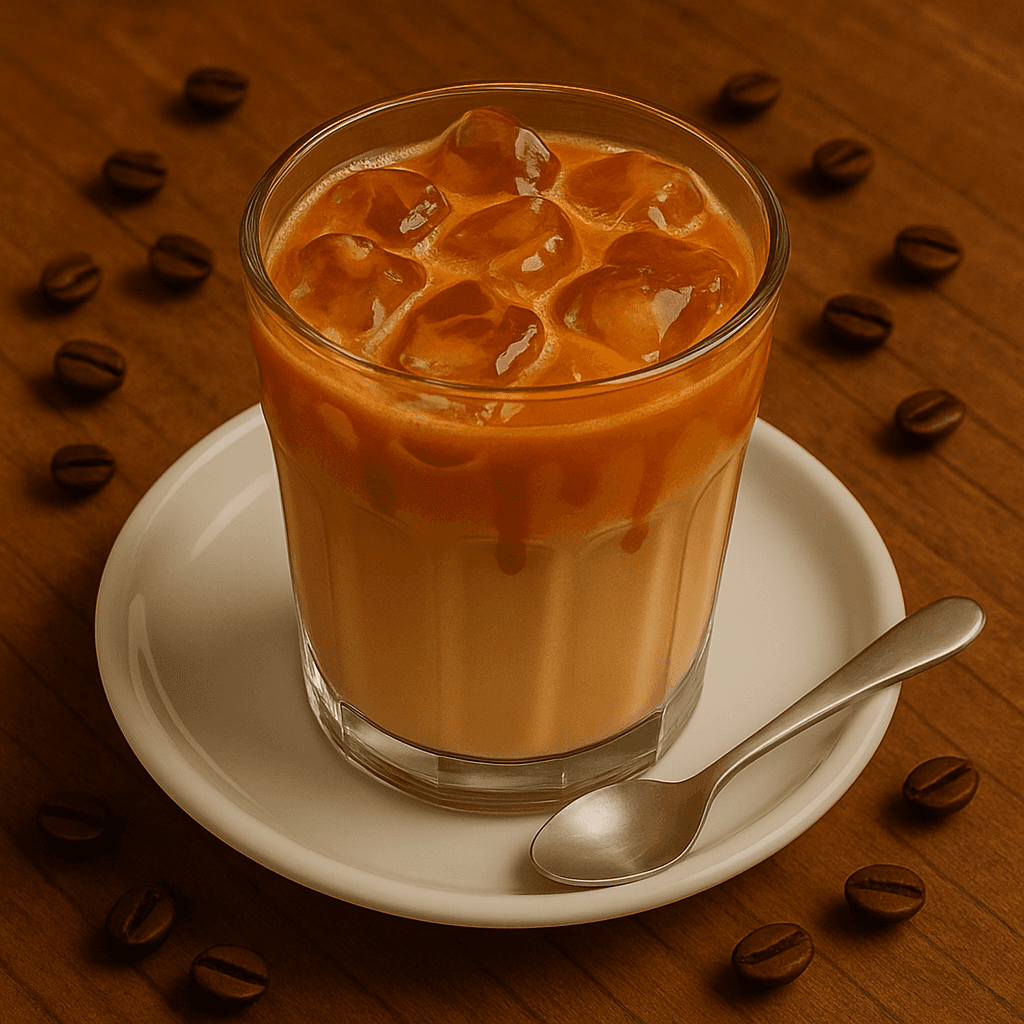 Iced Caramel Latte