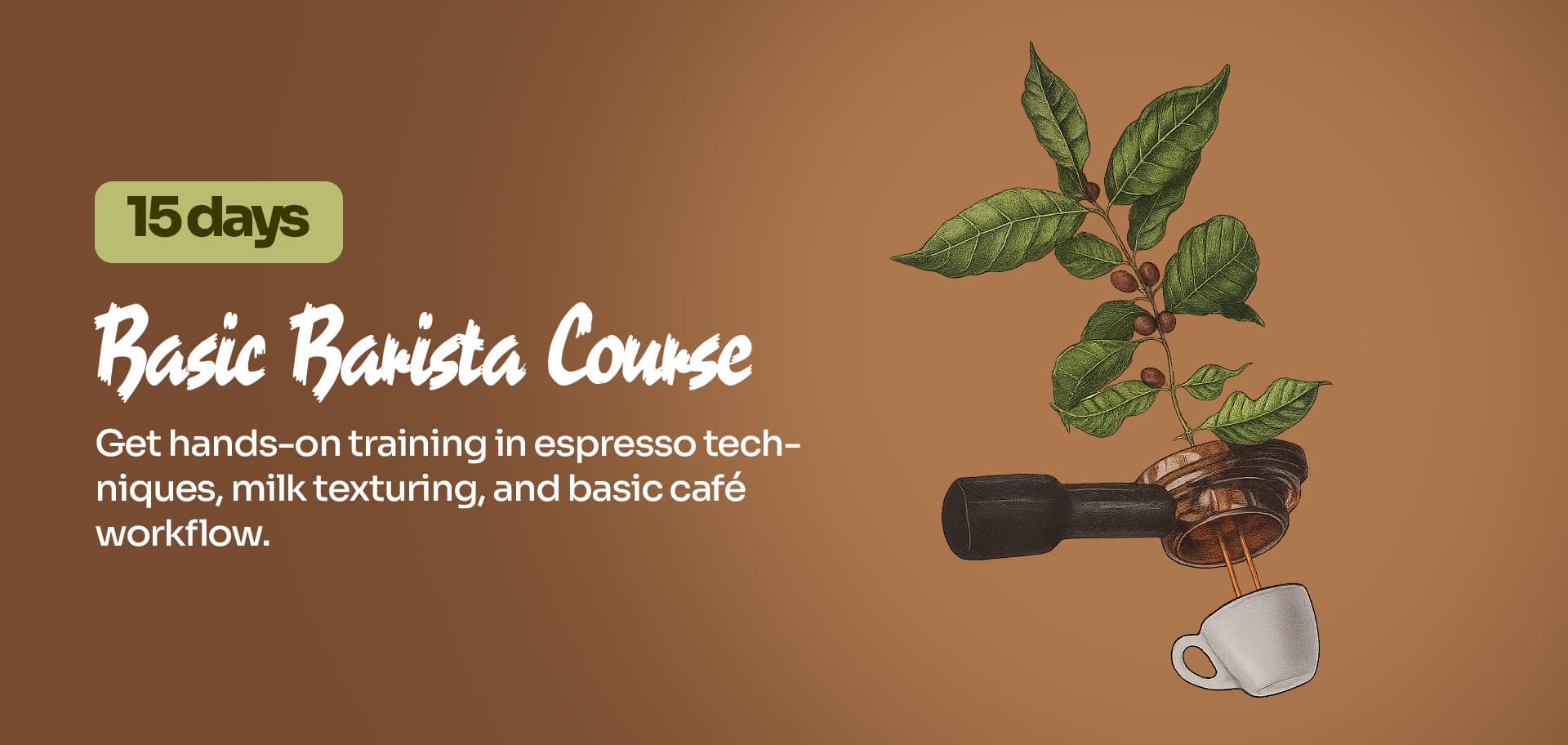 15 Days Basic Barista Course